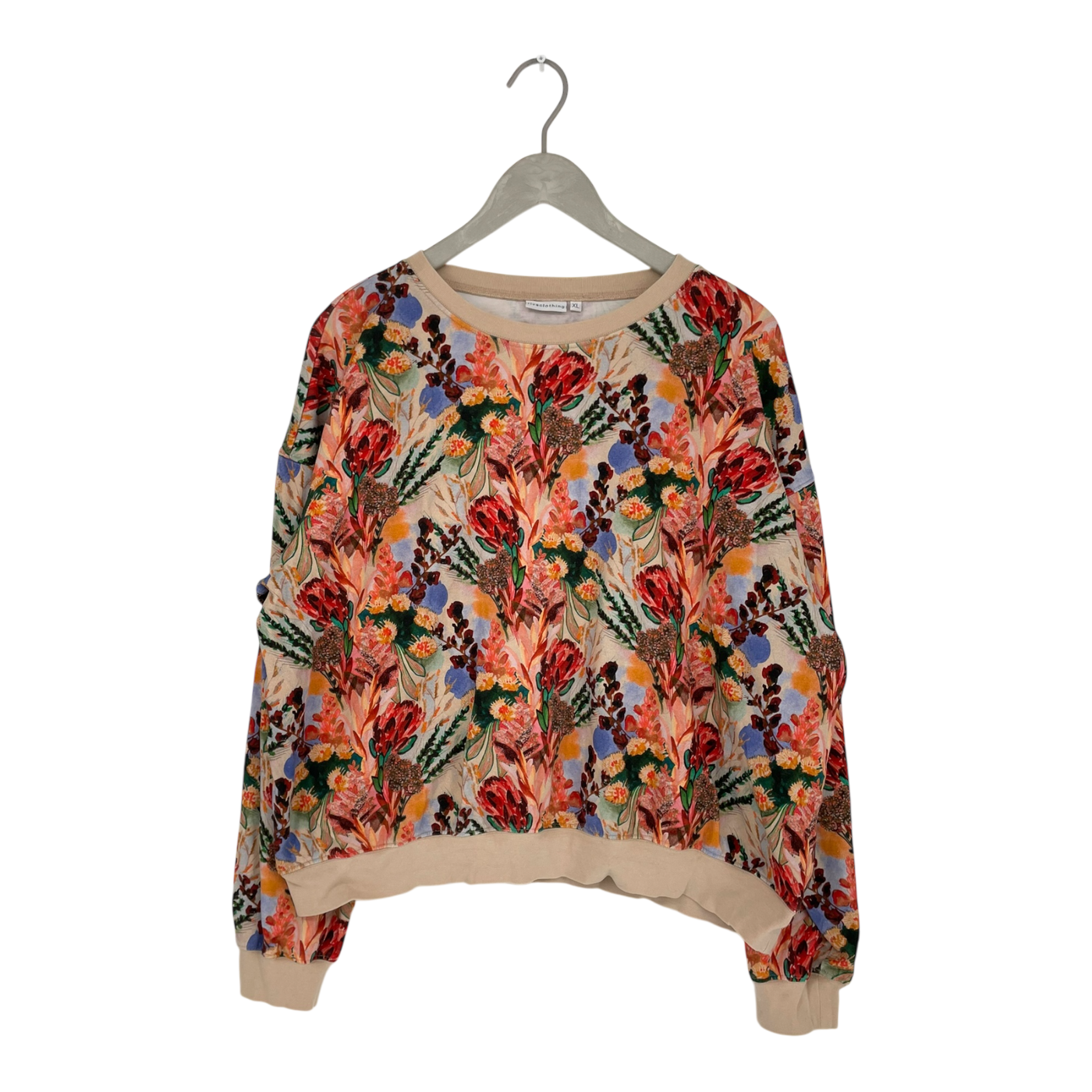 Riva Clothing sweatshirt, flowers | unisex XL