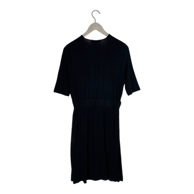 Filippa K v-neck tricot dress, black | woman M