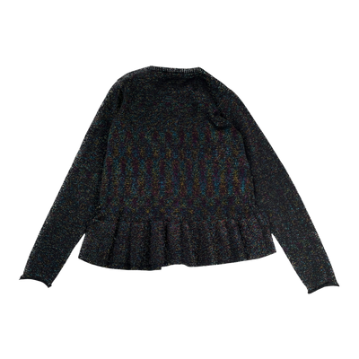 Molo glitter cardigan, black | 146/152cm