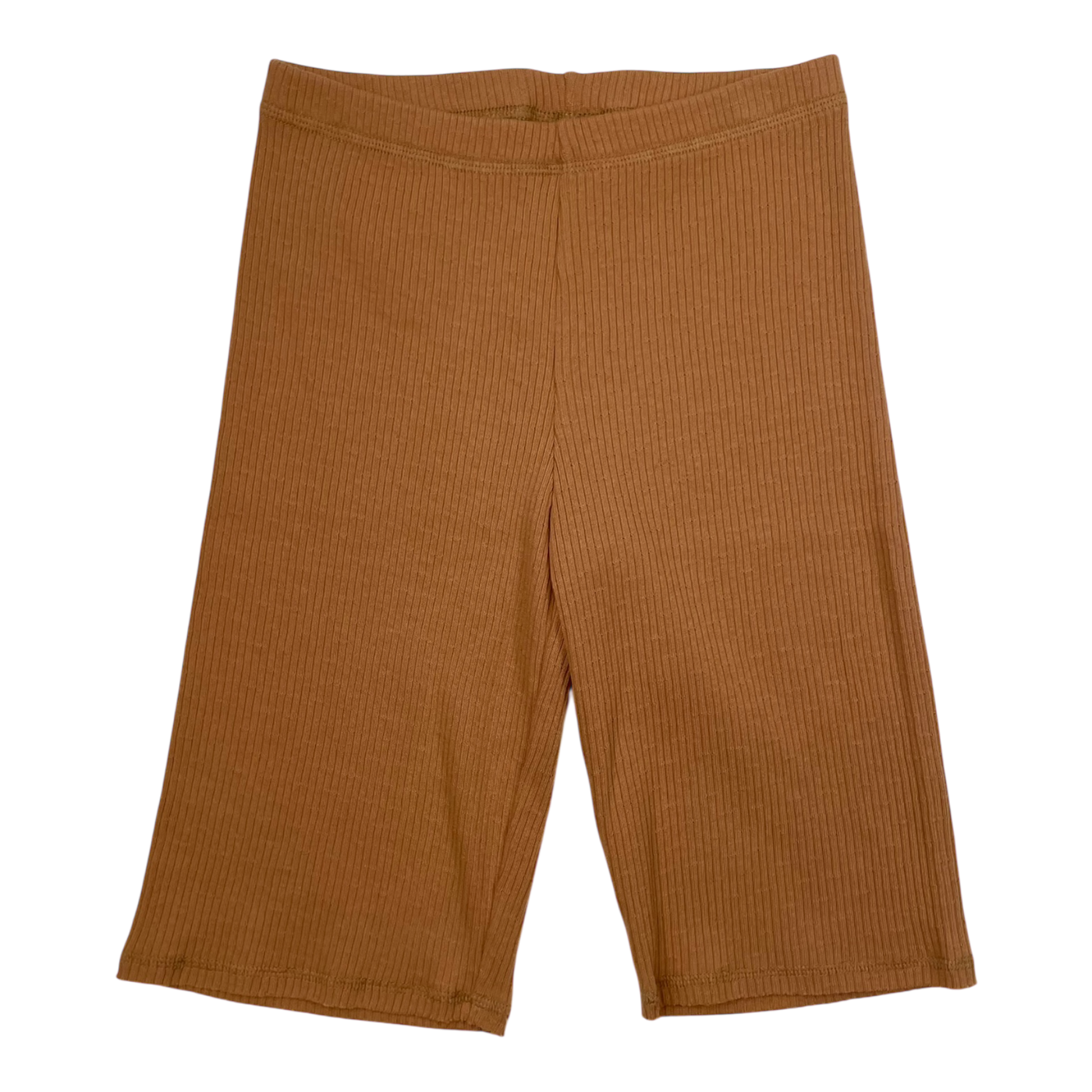 Mainio knitted biker shorts, caramel | 122/128cm