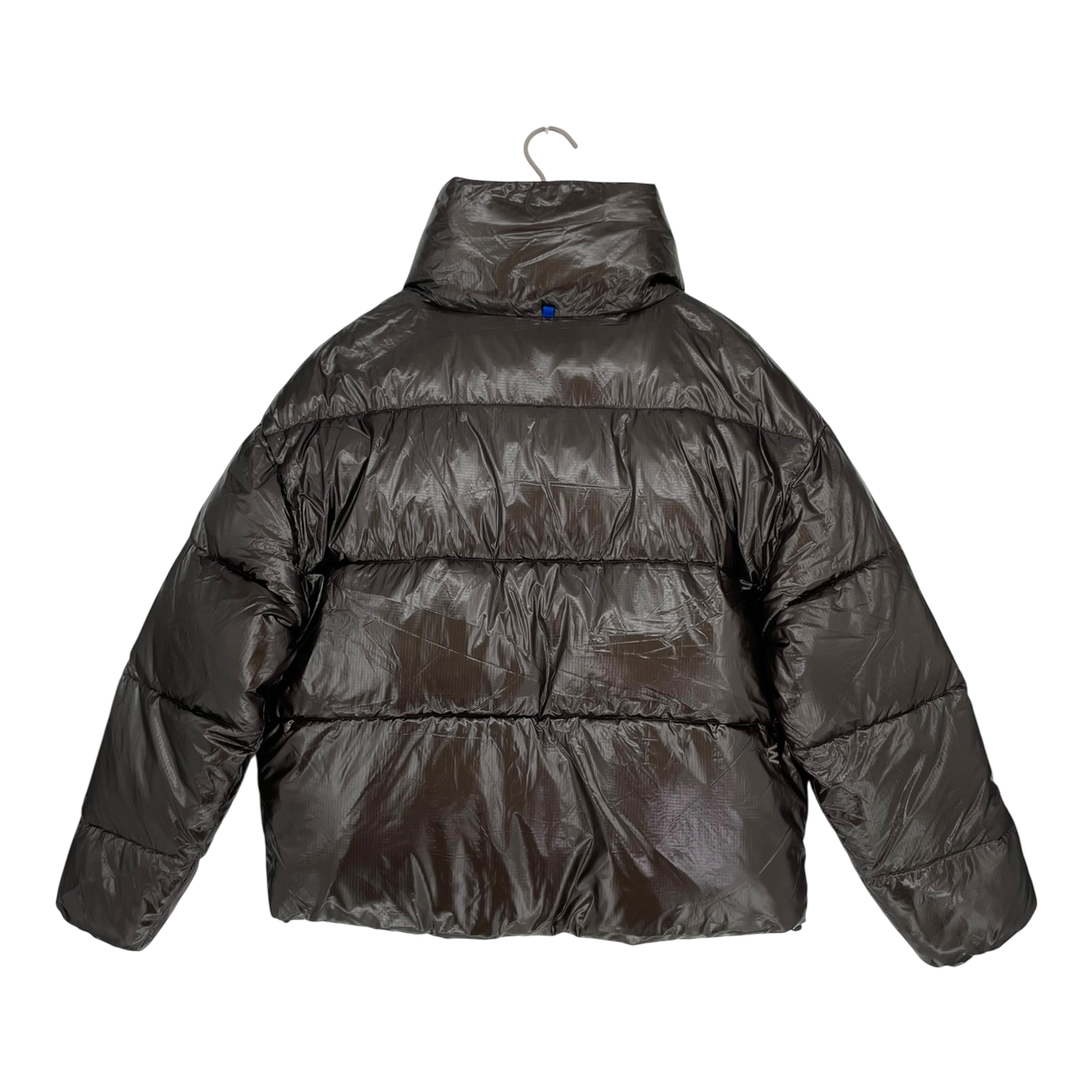 Embassy of Bricks and Logs lyon puffer jacket, shiny black olive | unisex S