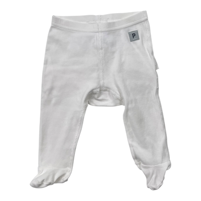 Polarn O. Pyret frill baby pants, white | 62/68cm