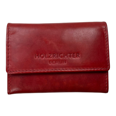 Holzrichter leather wallet, red