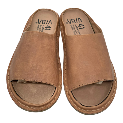 VIBAe Saint Tropez leather sandals, fawn tan | 41