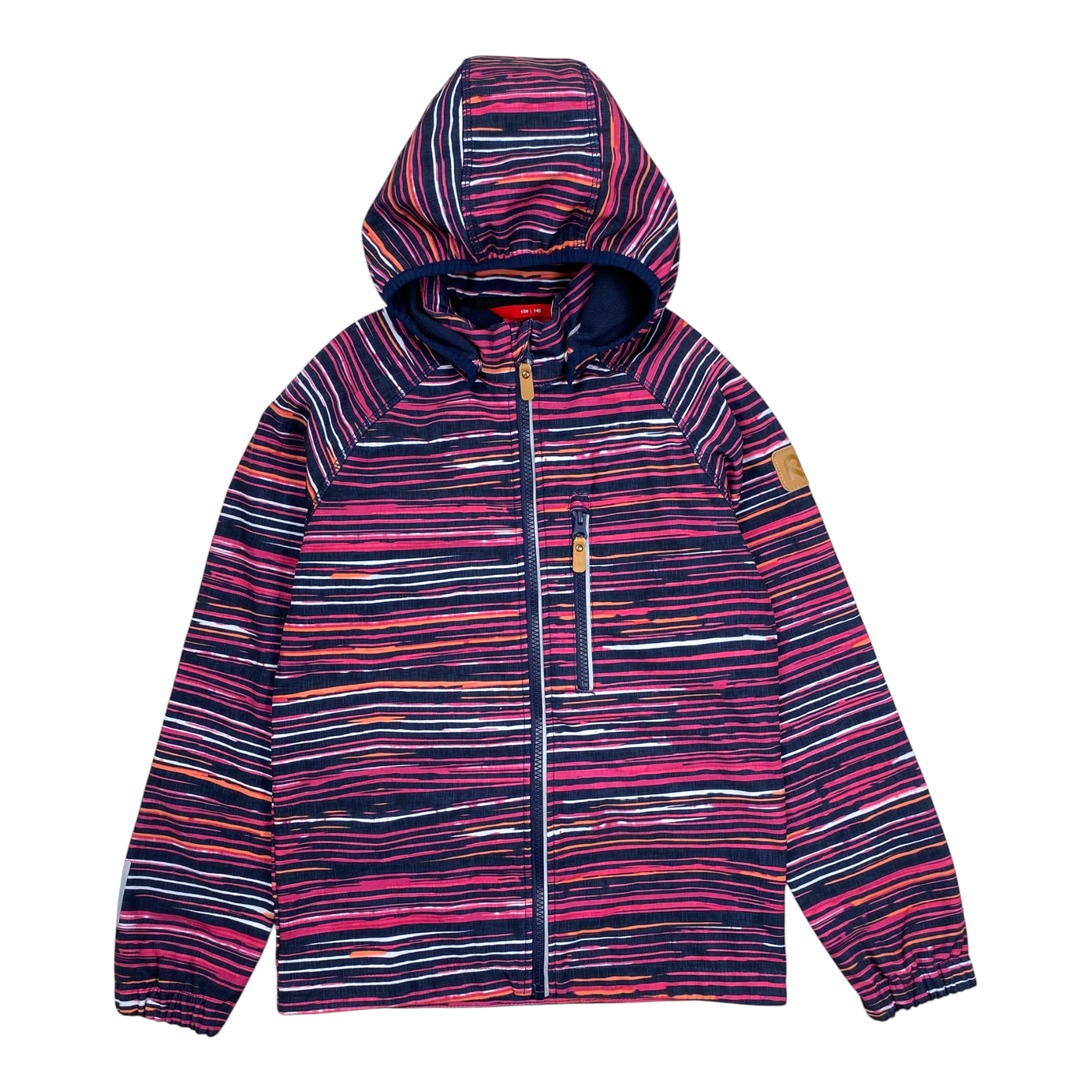 Reima vantti softshell jacket, stripes | 140cm