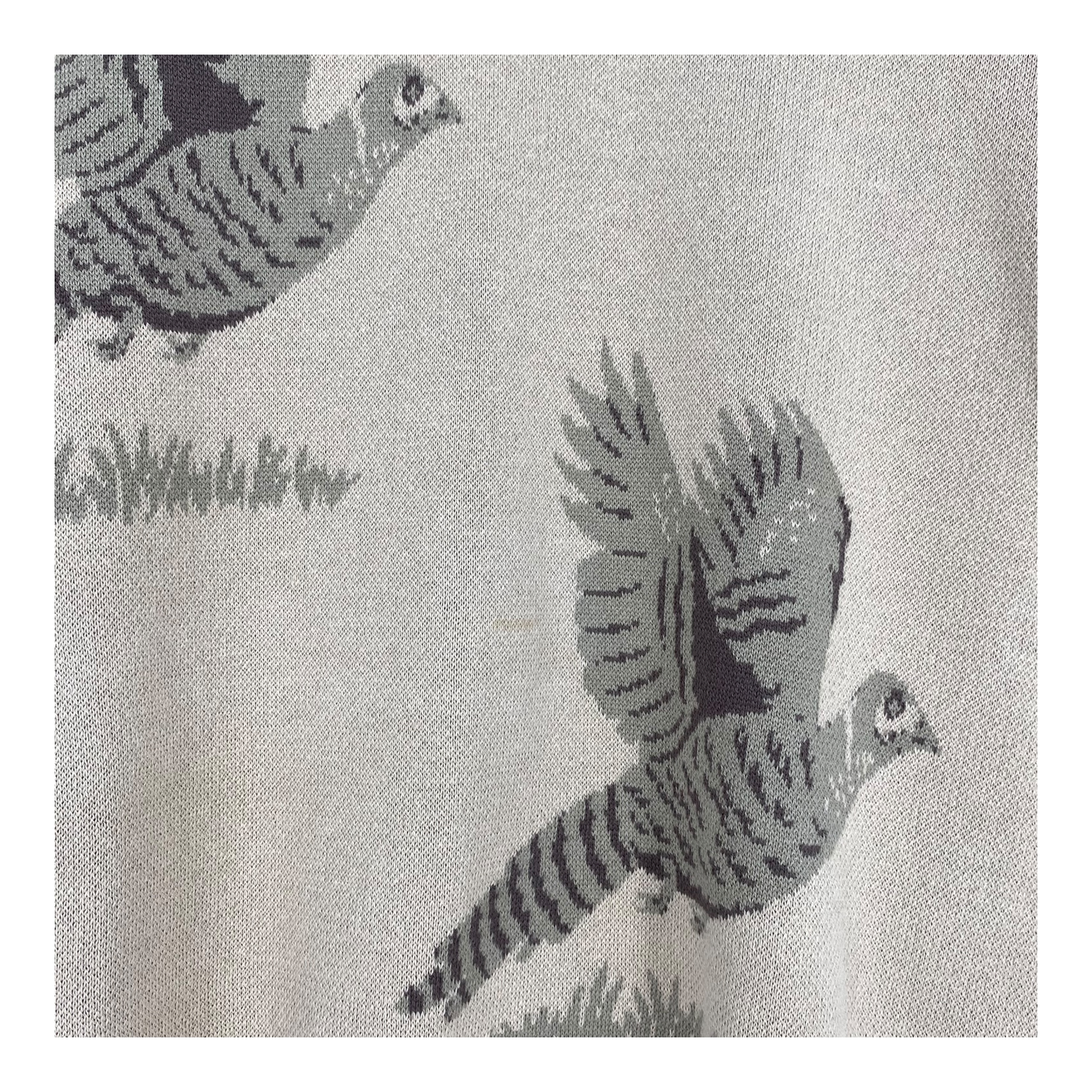 Makia hunted knit sweater, bird | man M