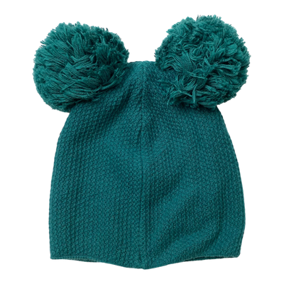 Gugguu cotton knitted beanie, midnight green | 47-48cm