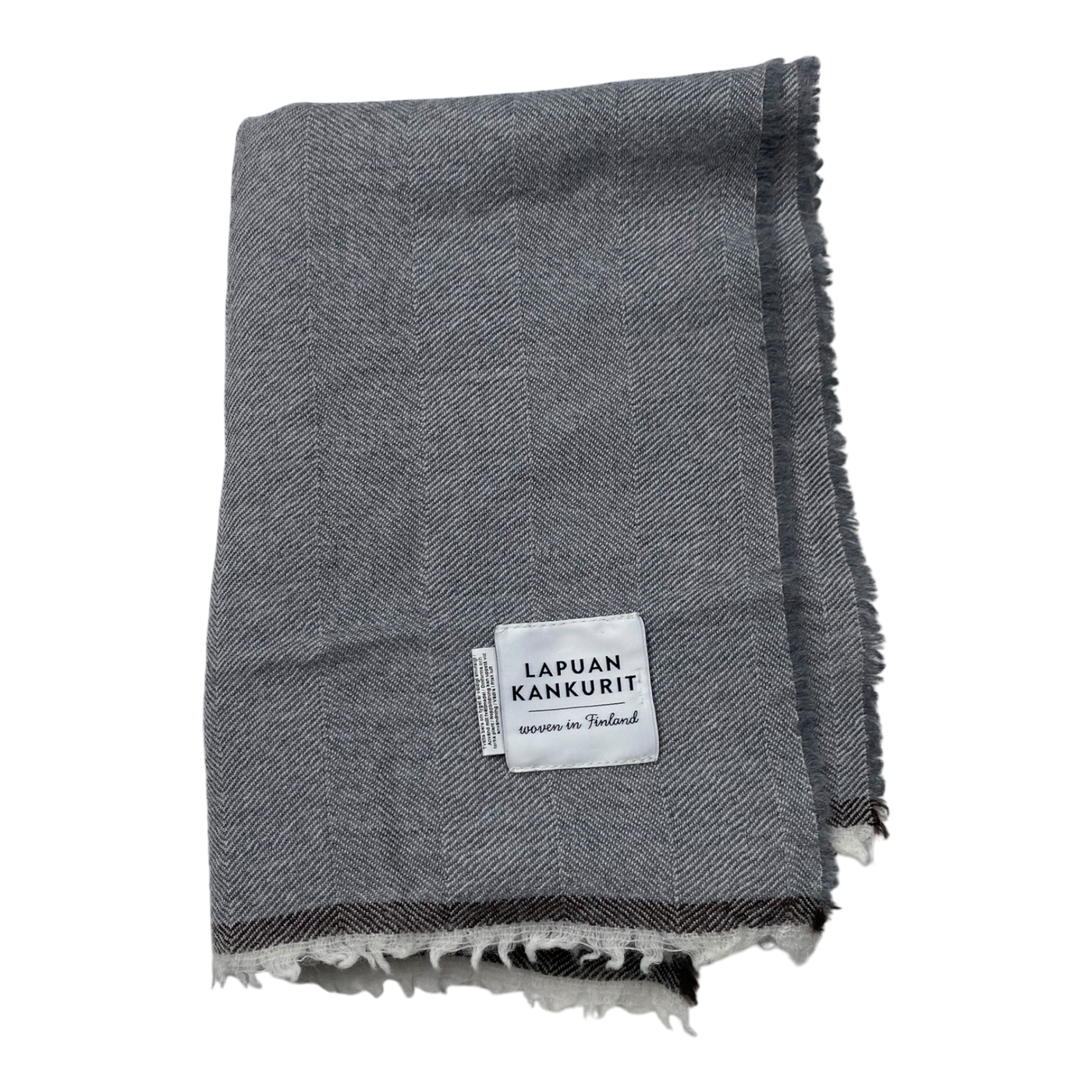 Lapuan Kankurit merino wool scarf, grey