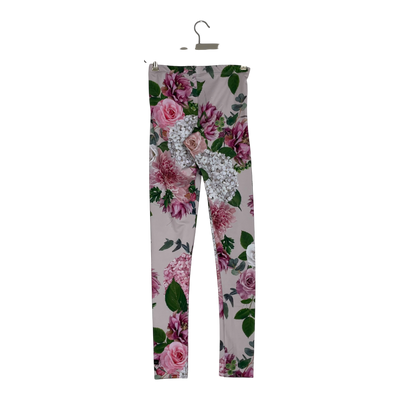 Ommellinen sport leggings, flowers | woman XS