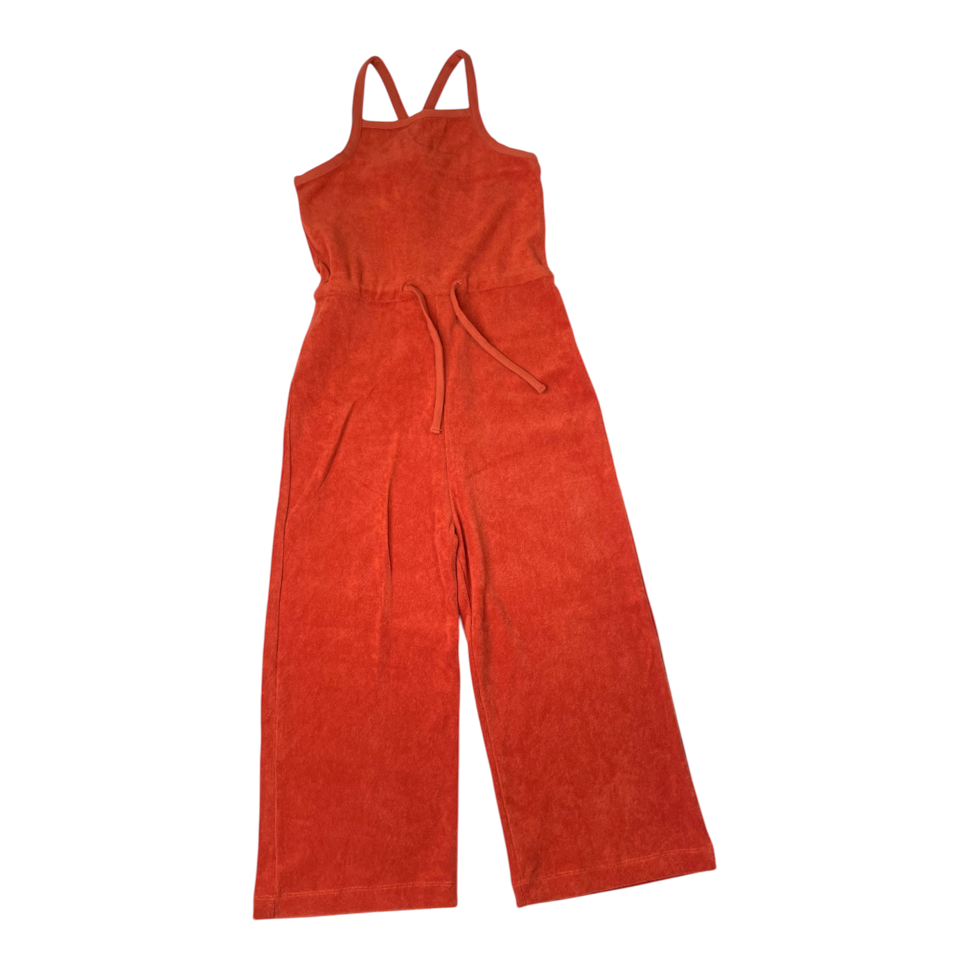 Mainio terry jumpsuit, fire brick | 134/140cm