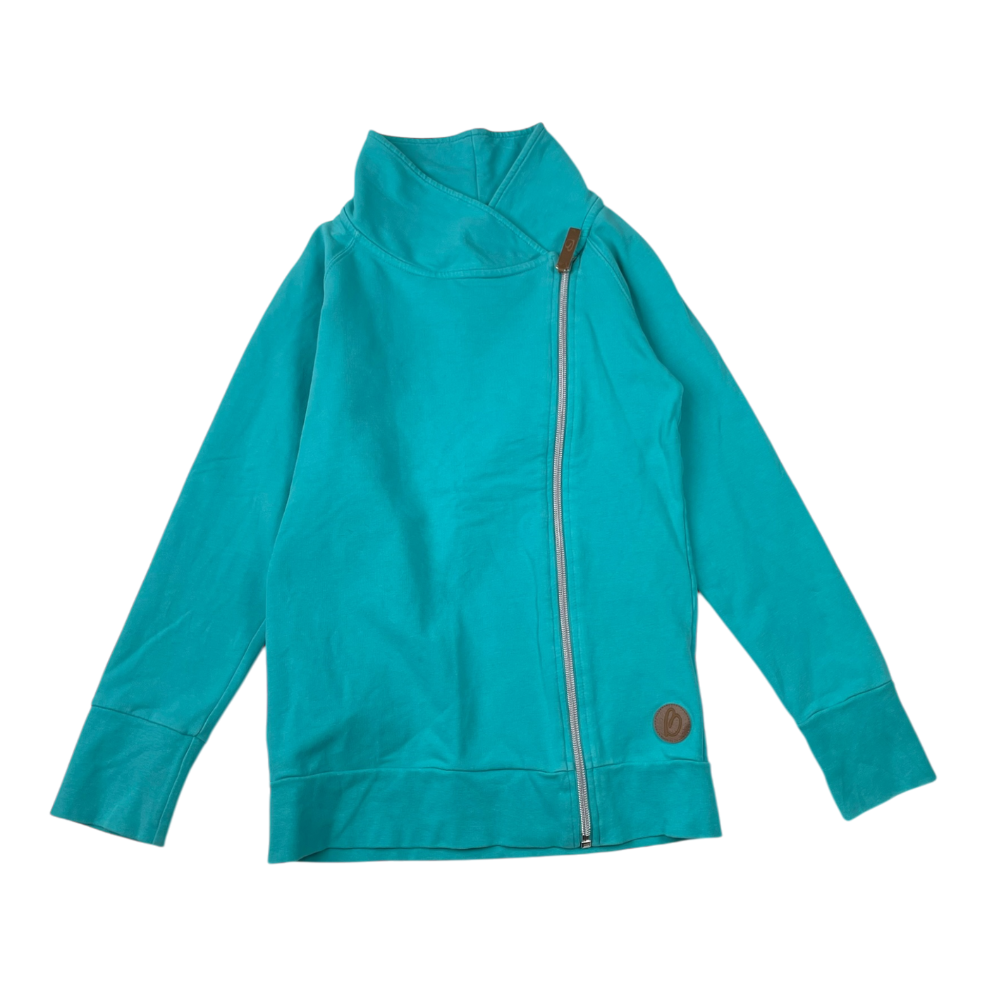 Blaa sweat jacket, turquoise | 134/140cm