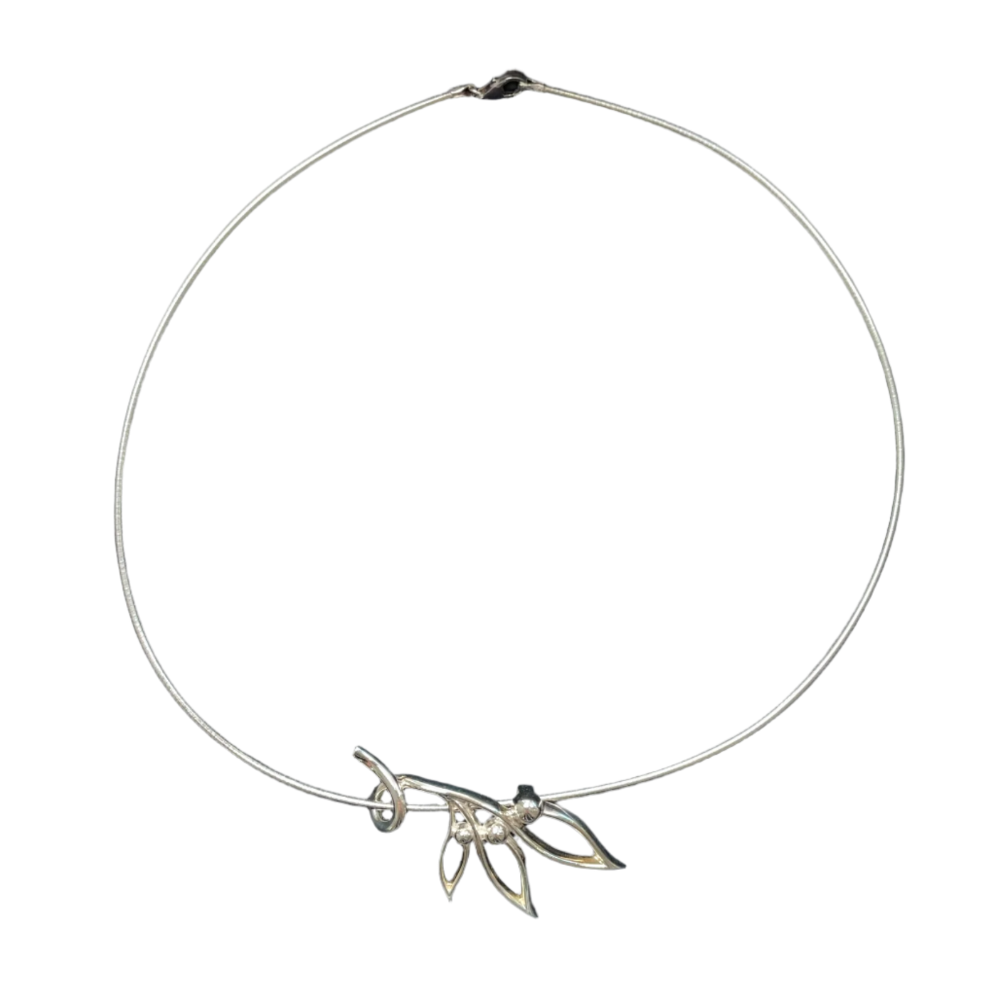 Lumoava pihla necklace, silver