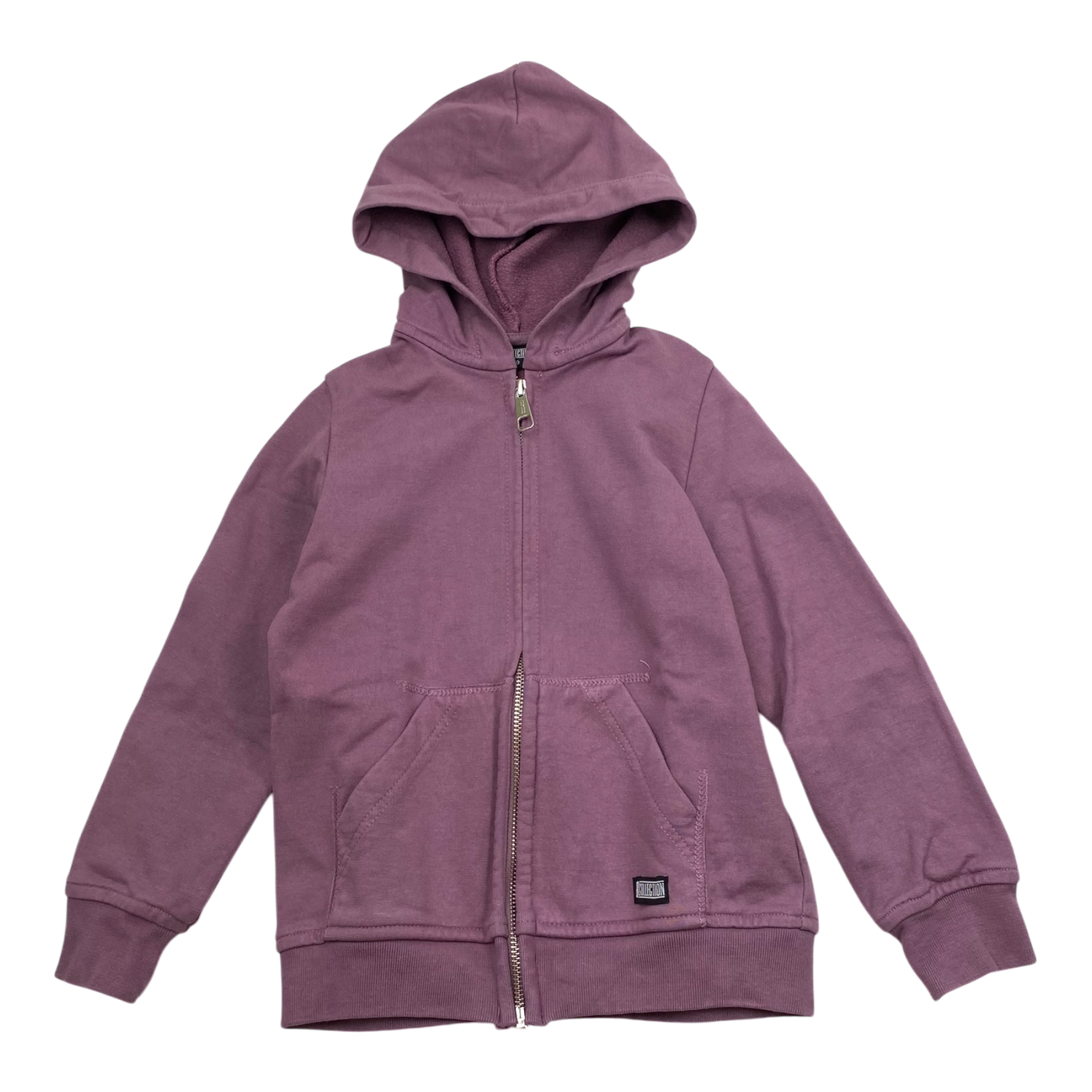 R-Collection zipper hoodie, purple | 110cm