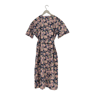 Aarre button dress, pink/royal blue | woman XL