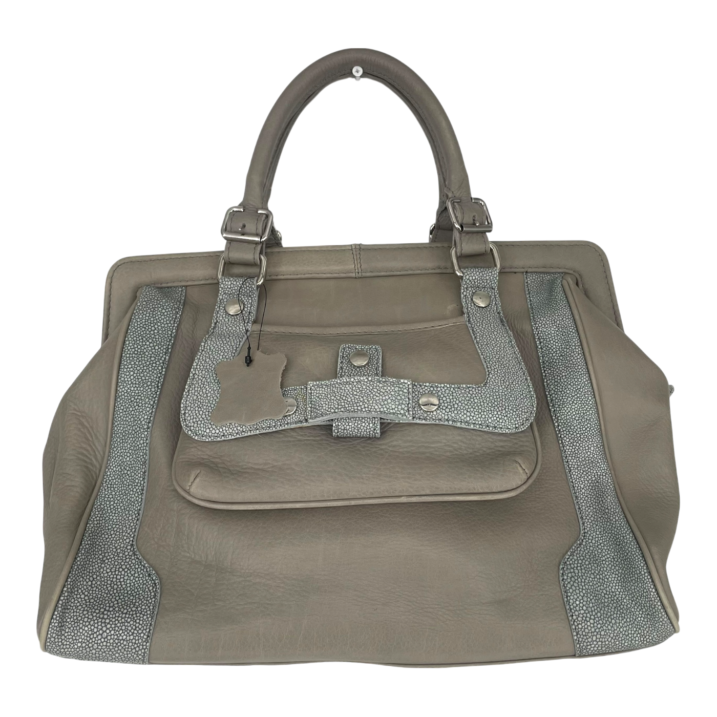 LUMI satchel bag, grey
