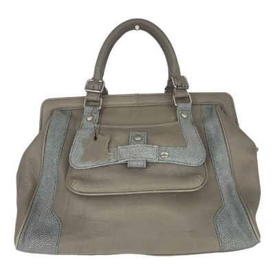 LUMI satchel bag, grey