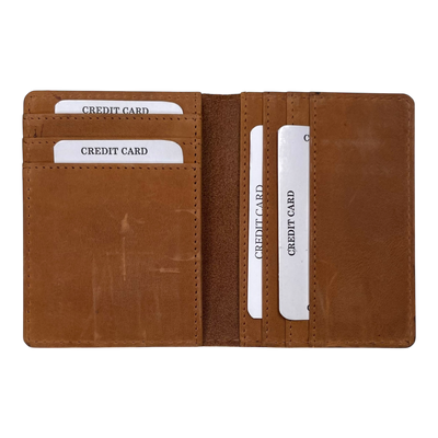 Holzrichter leather wallet, caramel