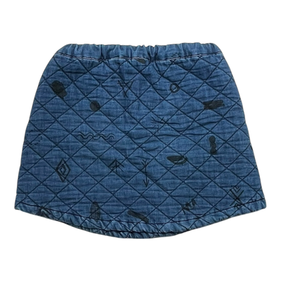 Bobo Choses denim skirt, blue | 6-7 Y