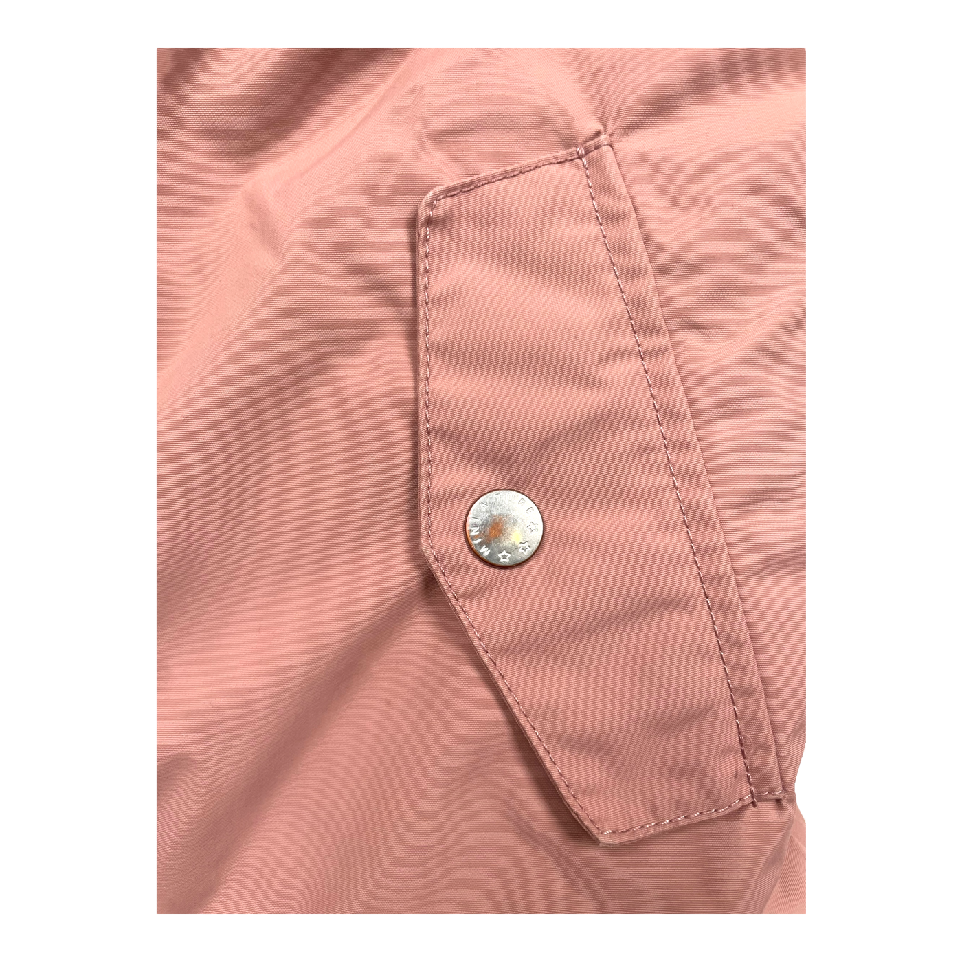 Mini A Ture matwally fleece lined winter jacket, dusty rose | 92cm