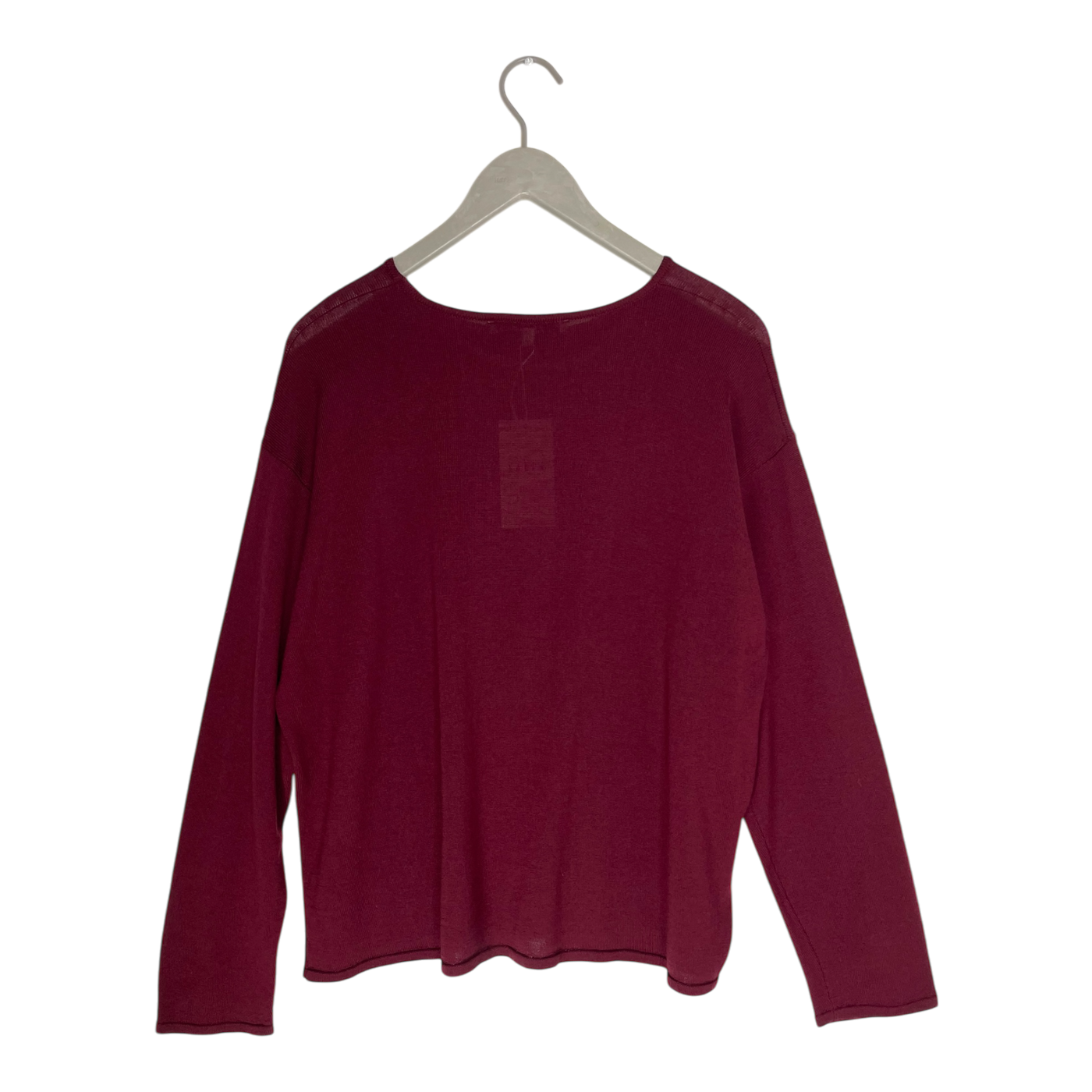 Falla pihka fine knit sweater, burgundy | woman S