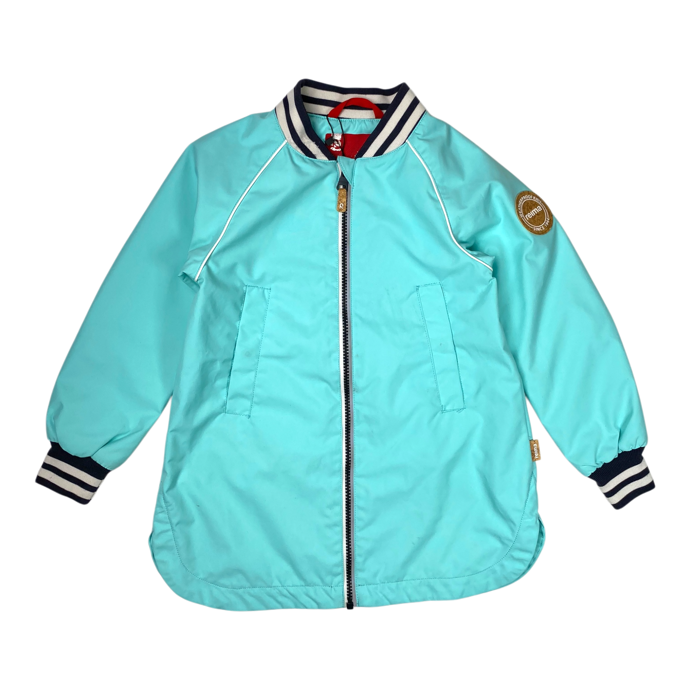 Reima asteri midseason jacket, turquoise | 110cm