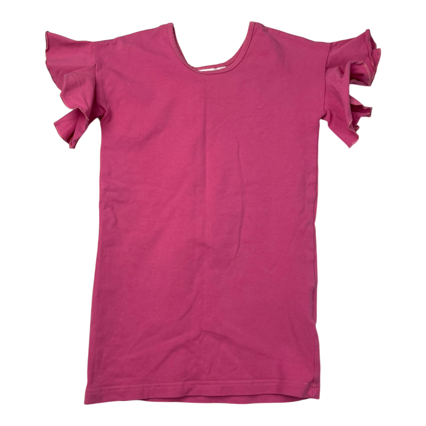 Gugguu frill t-shirt, hot pink | 152cm