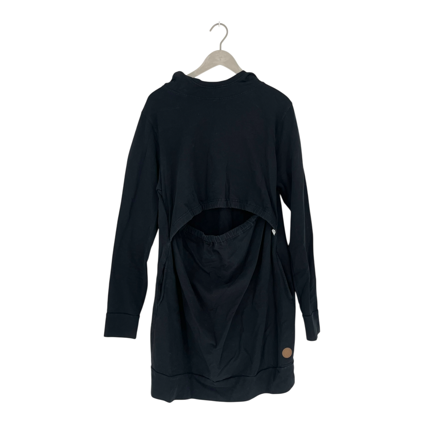 Blaa nursing hoodie, black | woman XL