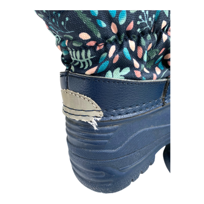 Reima loskari winter duck boots, flowers | 27