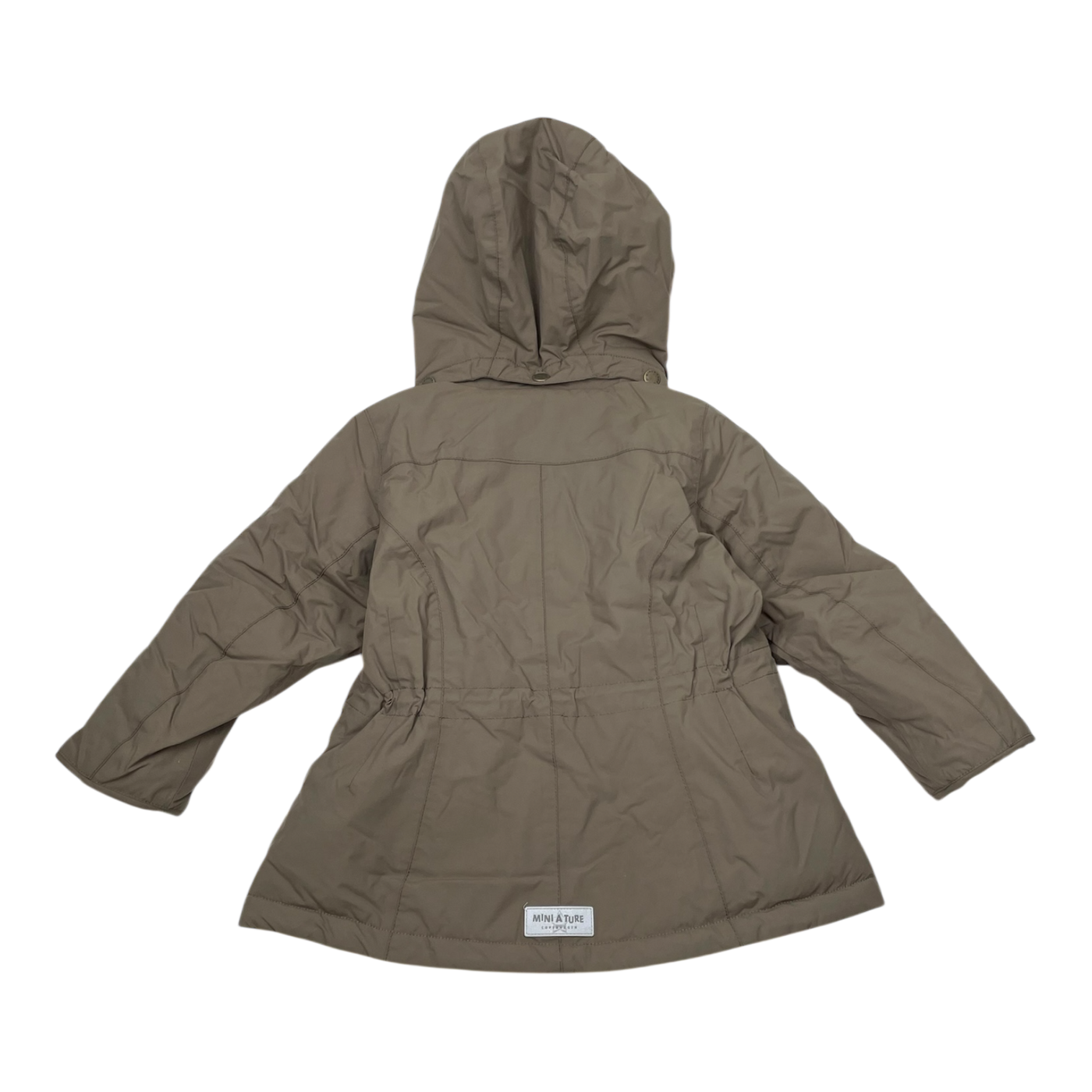 Mini A Ture matvelajanna fleece lined winter jacket, coffee | 104cm