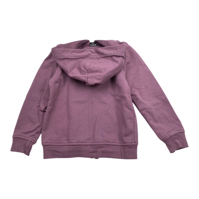 R-Collection zipper hoodie, purple | 110cm