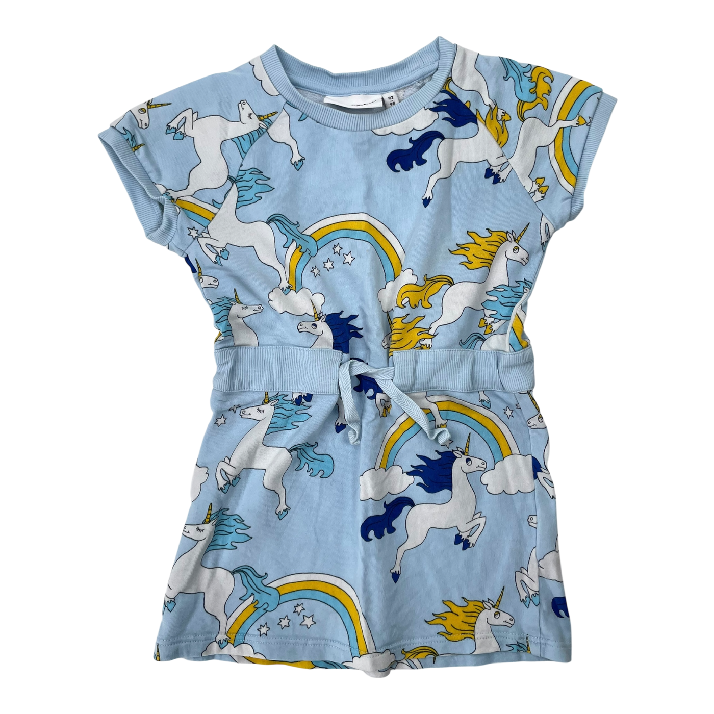 Mini Rodini Schweißkleid, Einhörner | 92/98 cm