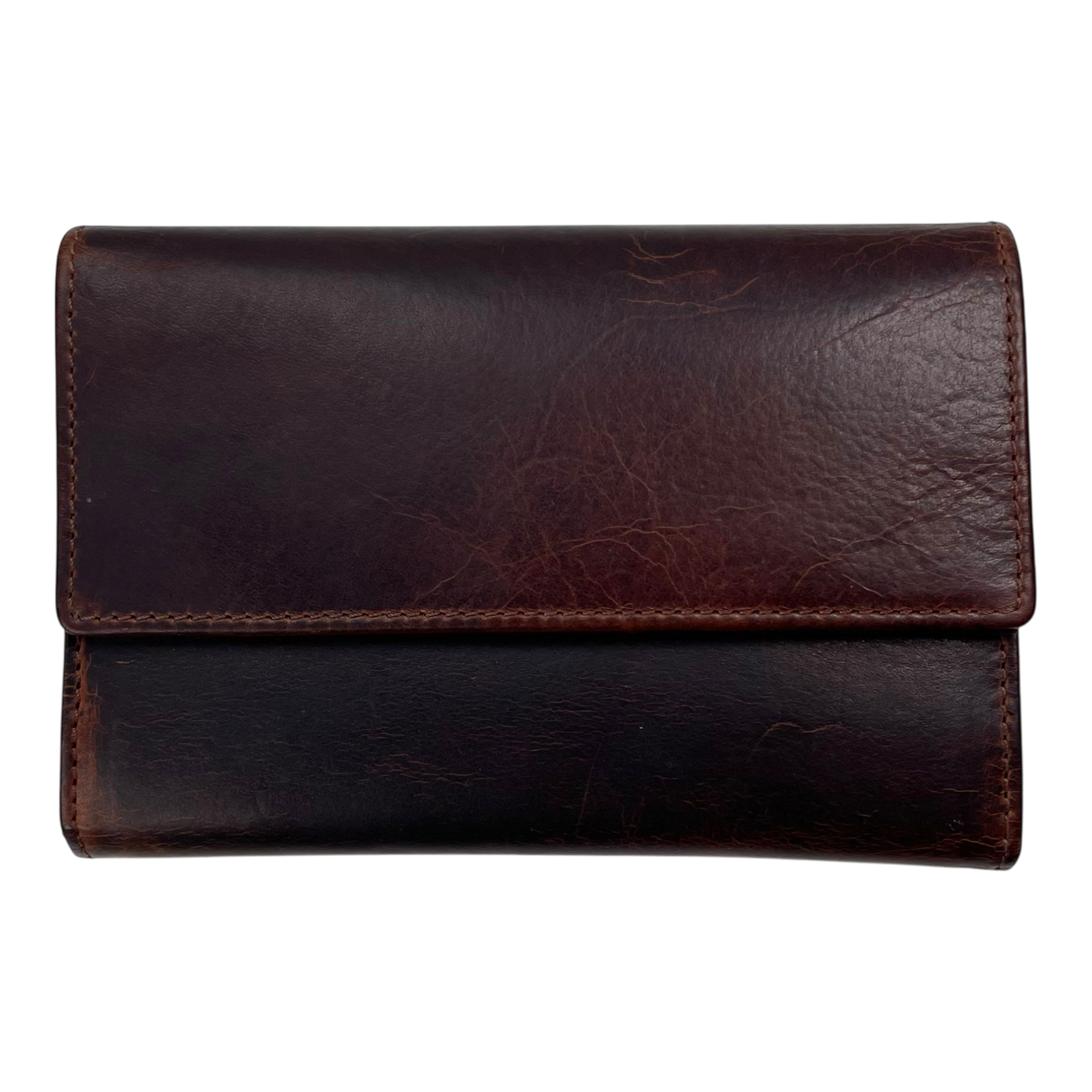 Holzrichter leather wallet, brown