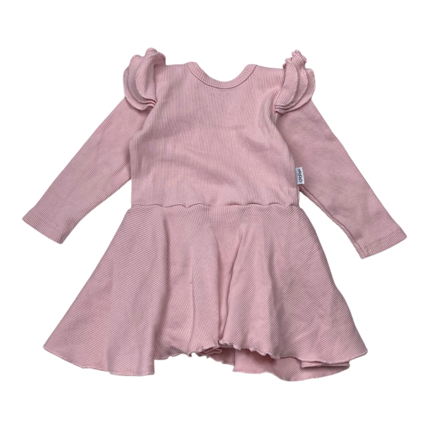 Gugguu rib dress body, pink | 56cm