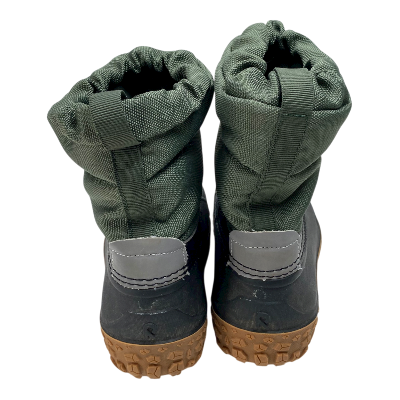 Reima loskari winter duck boots, green | 28