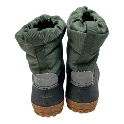 Reima loskari winter duck boots, green | 28