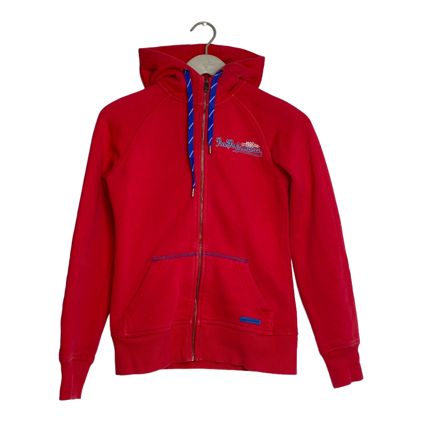 Peak Performance zip hoodie, red | woman XS
