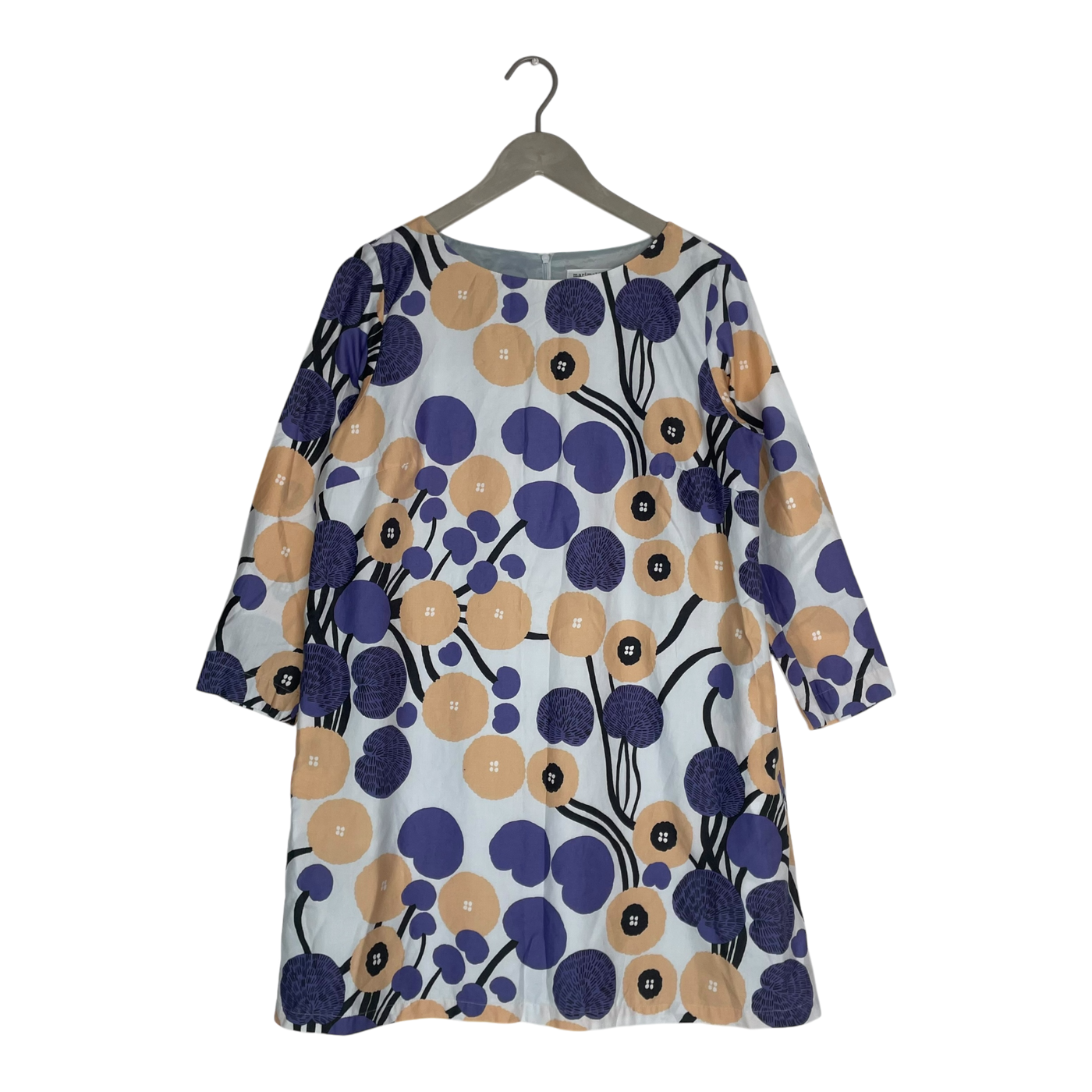 Marimekko vintage woven tunic dress, flowers | woman 40