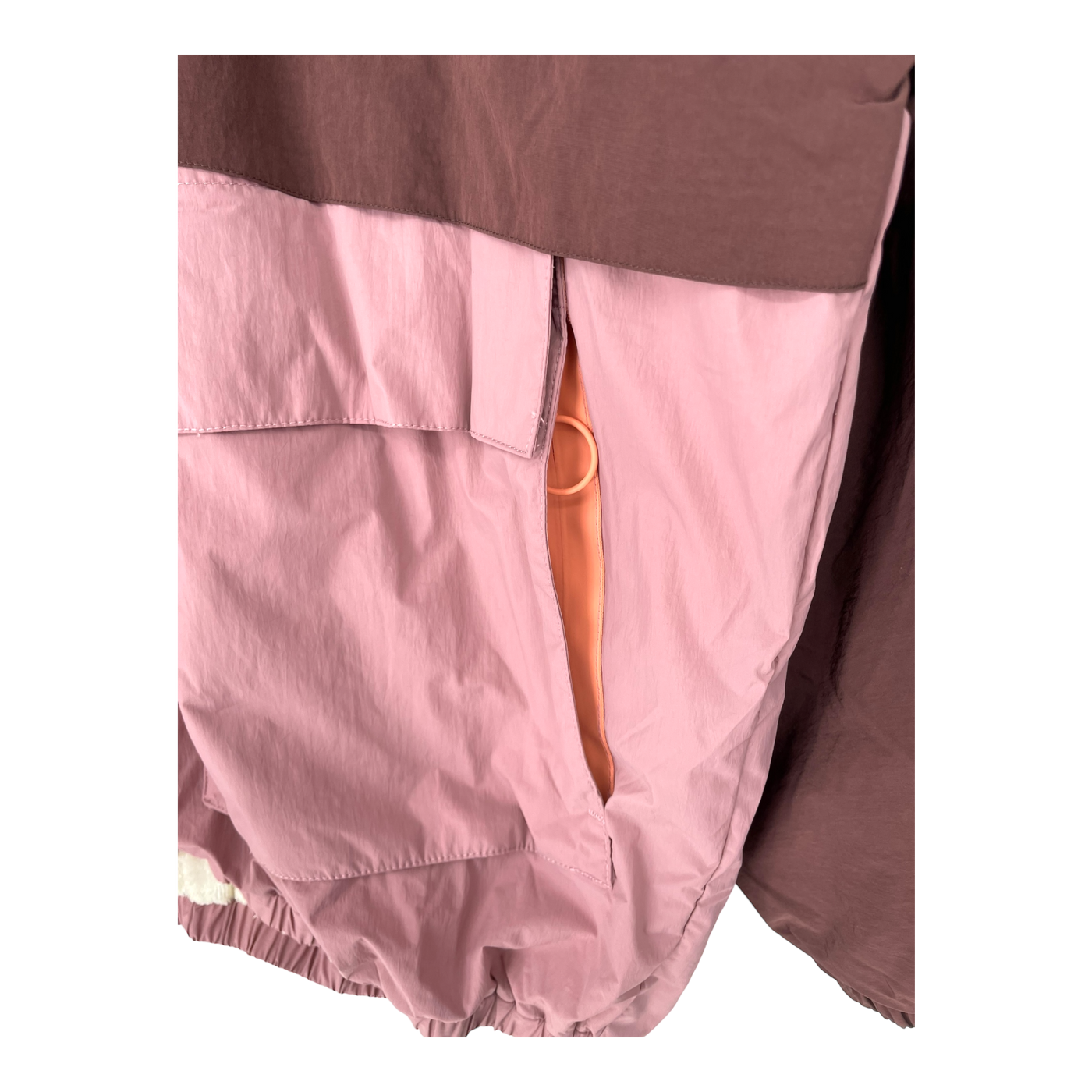 Embassy of Bricks and Logs dhola rain jacket, mauve/plum | woman L