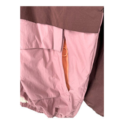 Embassy of Bricks and Logs dhola rain jacket, mauve/plum | woman L
