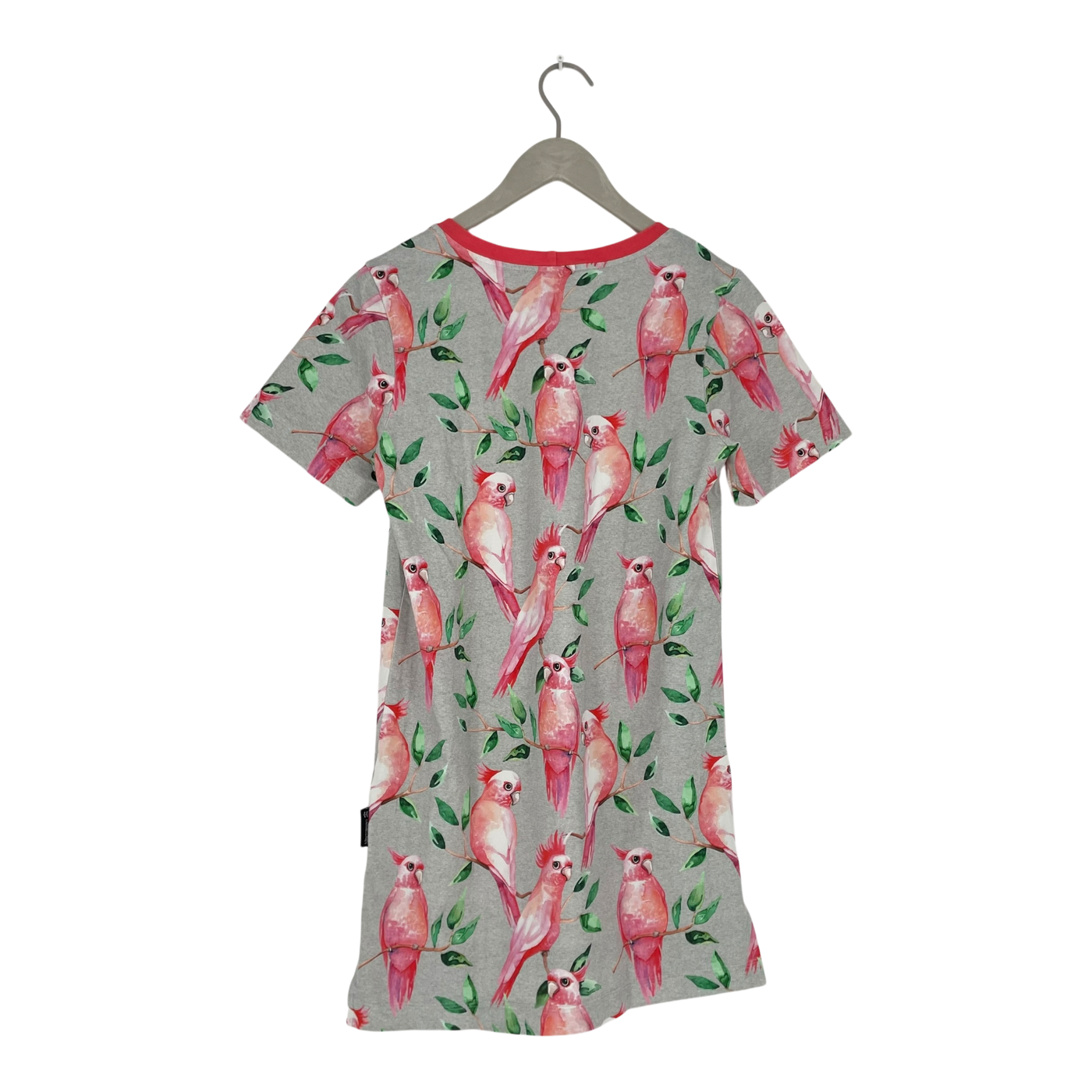 Omellinen Peppari T-Shirt Tunika, Papagei | Frau XS