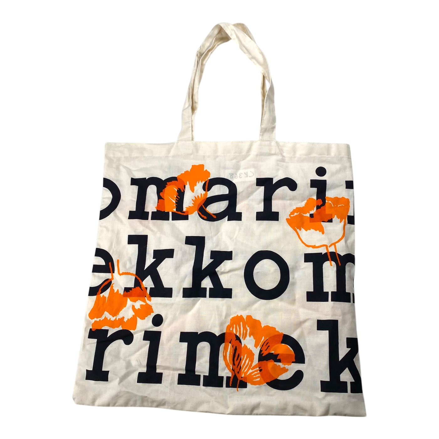 Marimekko logo bag, black & ivory | onesize