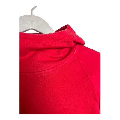 Ommellinen hoodie tunic, red | woman M