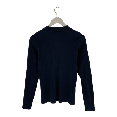 Aarre rib shirt, black | woman M