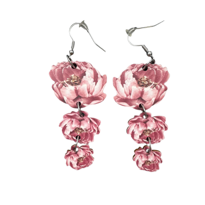Ommellinen earrings, flowers | onesize