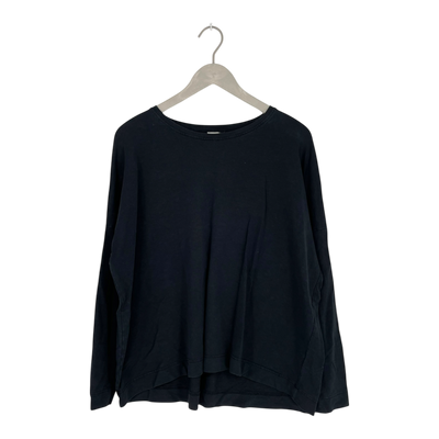 Papu tricot shirt, black | woman XL
