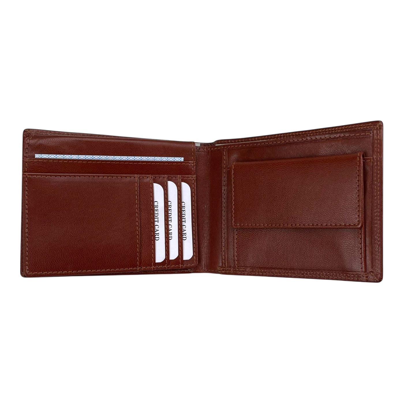 Holzrichter leather wallet, brown