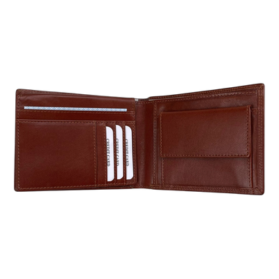 Holzrichter leather wallet, brown