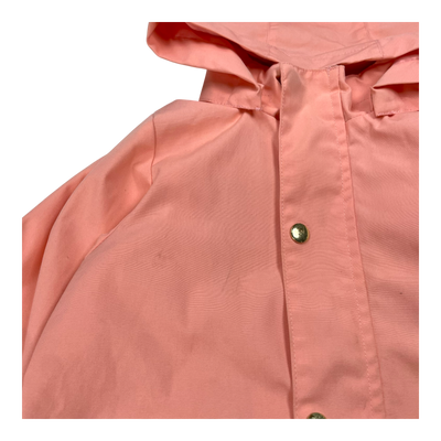 Mini Rodini pico jacket, coral pink | 116/122cm