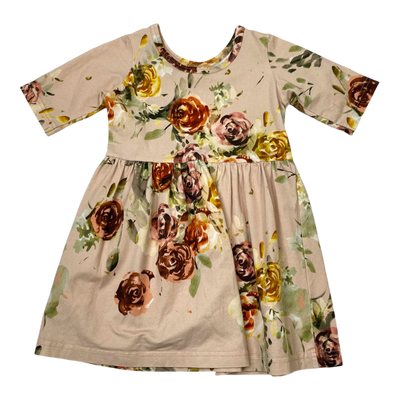 Kaiko dress, rose yard | 86/92cm