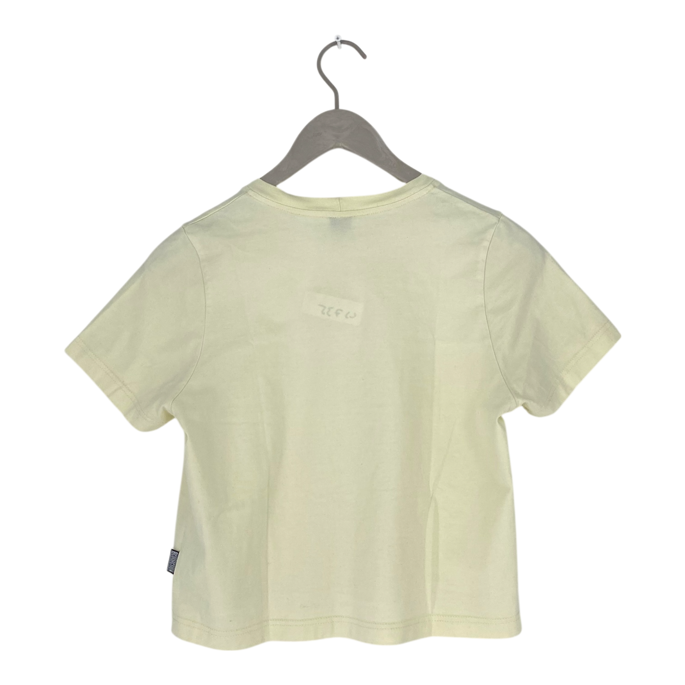 R-Collection Cropped T-Shirt, hellgelb | Frau XS